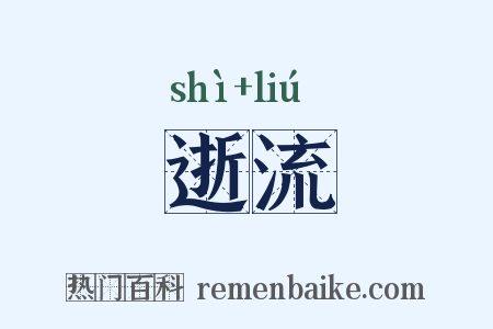 逝流是什么意思的图片